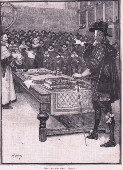 Trial of Charles I AD 1649 by Henry Marriott Paget